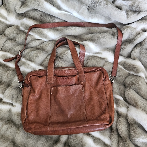 Cole Haan Leather Satchel Bag - Picture 11 of 12